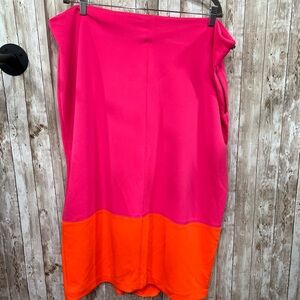 Worthington Pink Midi Pencil Skirt Casual‎ Resort Wear